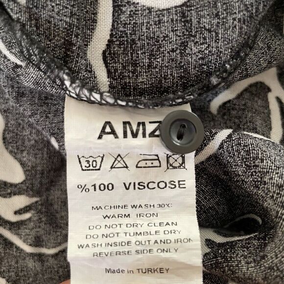 Big‎ Dart Womens Top Blouse Size EUR 36 (S) Black Button Up Collared Long Sleeve - Picture 5 of 5